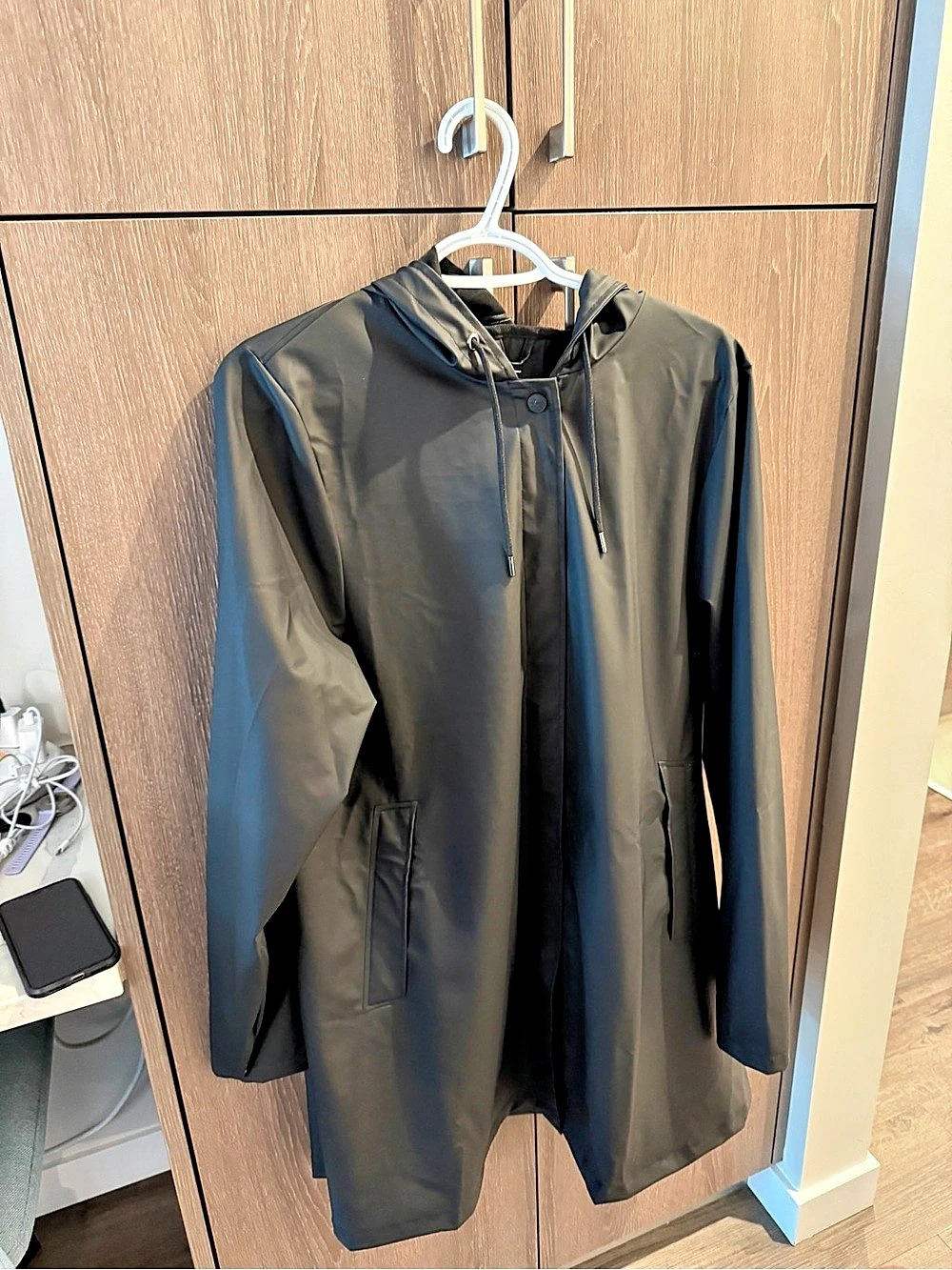 RAINS Aline Jacket Raincoat Size Large